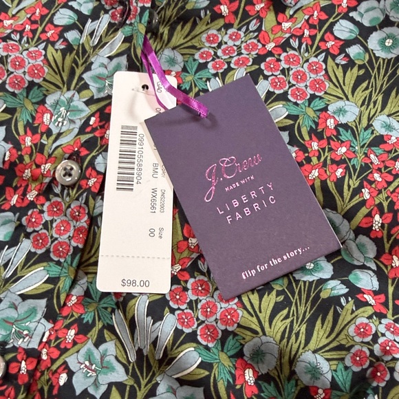 J. Crew Liberty Fabric Floral Button Down - Picture 5 of 7